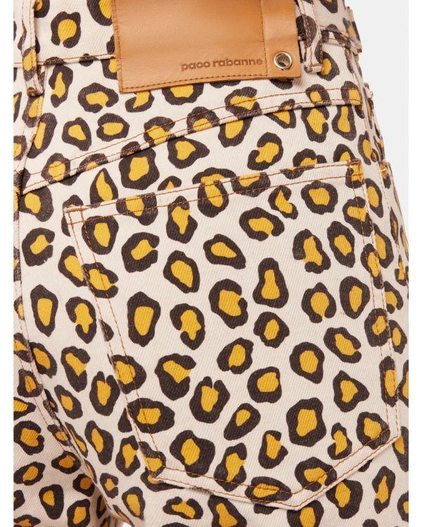 PANTALON FLARE LEOPARD NATURAL MOVIDA