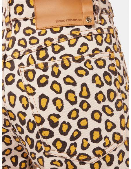 PANTALON FLARE LEOPARD NATURAL MOVIDA