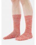 SLUB RED socks