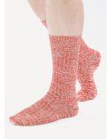 SLUB RED socks