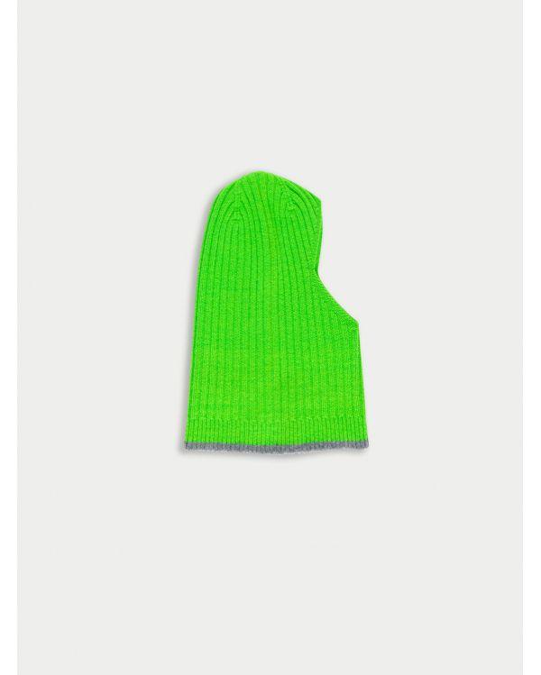 Cagoule Gaston BALACLAVA NEON GREEN/GREY