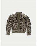 Bombers Kim CROPPED KHAKI / NEON ORANGE