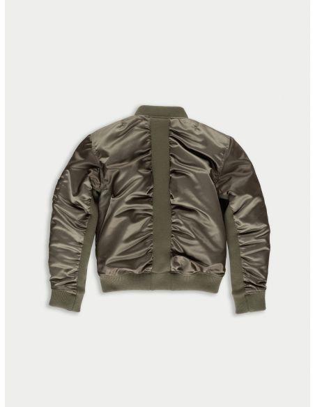 Bombers Kim CROPPED KHAKI / NEON ORANGE
