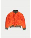 Bombers Kim CROPPED KHAKI / NEON ORANGE