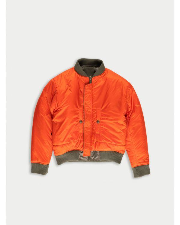 Bombers Kim CROPPED KHAKI / NEON ORANGE