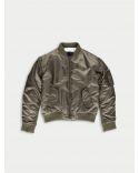 Bombers Kim CROPPED KHAKI / NEON ORANGE