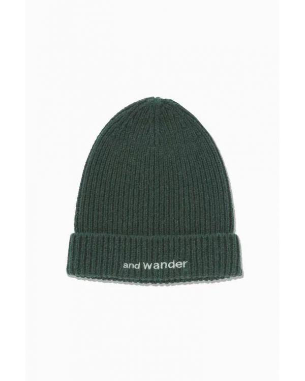 BONNET SHETLAND WOOL GREEN