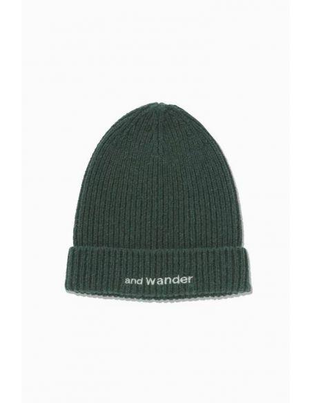 BONNET SHETLAND WOOL GREEN