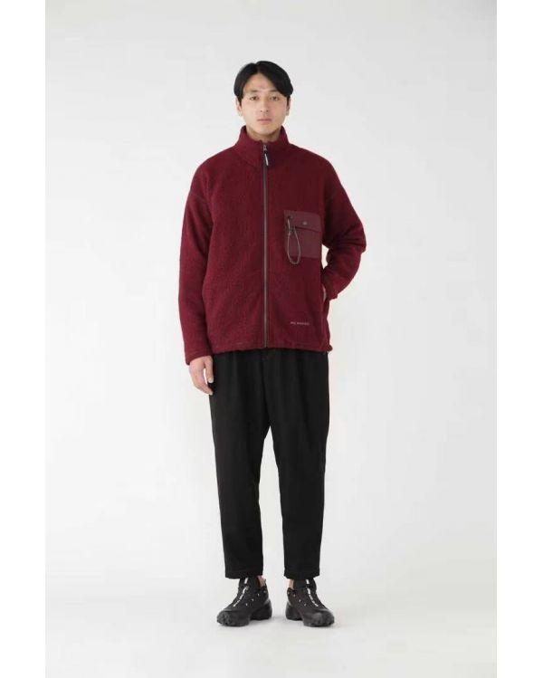 PANTALON REWOOL TWEED TAPERED BLACK
