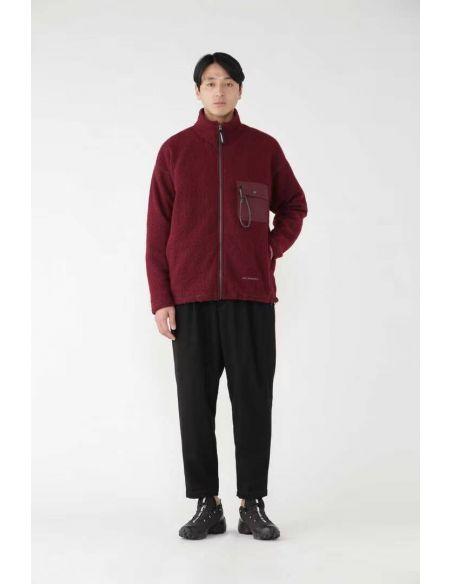 PANTALON REWOOL TWEED TAPERED BLACK
