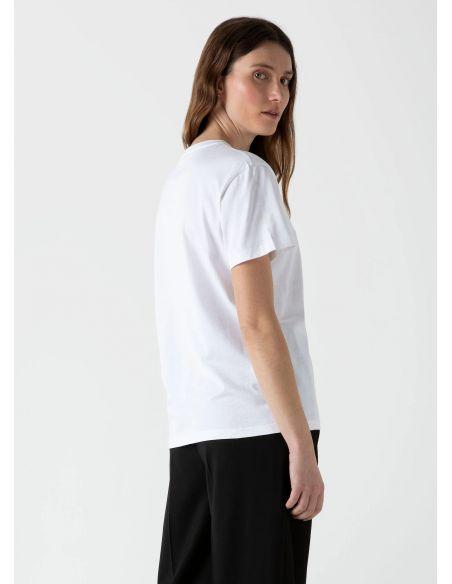 T-SHIRT BOY FIT BLANC