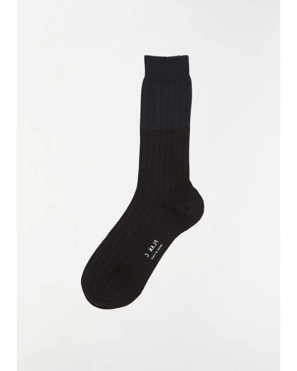 CHAUSSETTES BICOLOR BLUE BLACK