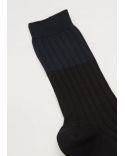 CHAUSSETTES BICOLOR BLUE BLACK