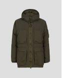 Parka mi-longue FLATT NYLON HOODED DOWN IVY GREEN