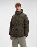 Parka mi-longue FLATT NYLON HOODED DOWN IVY GREEN