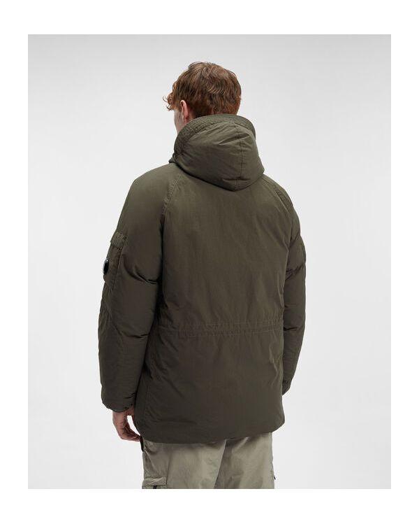 Parka mi-longue FLATT NYLON HOODED DOWN IVY GREEN 2