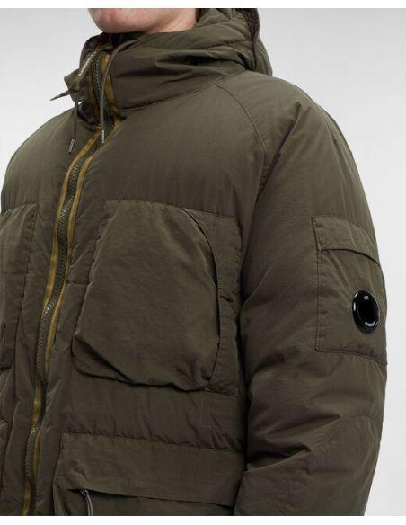 Parka mi-longue FLATT NYLON HOODED DOWN IVY GREEN