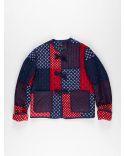 VESTE QUILTED REVERSIBLE JACKET RED/NAVY