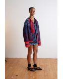 VESTE QUILTED REVERSIBLE JACKET RED/NAVY