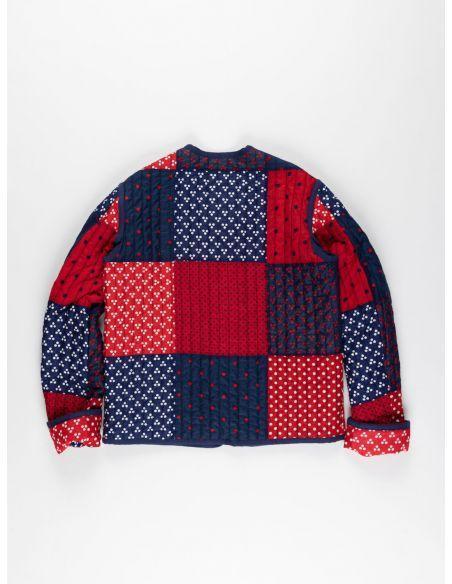 VESTE QUILTED REVERSIBLE JACKET RED/NAVY