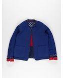 VESTE QUILTED REVERSIBLE JACKET RED/NAVY