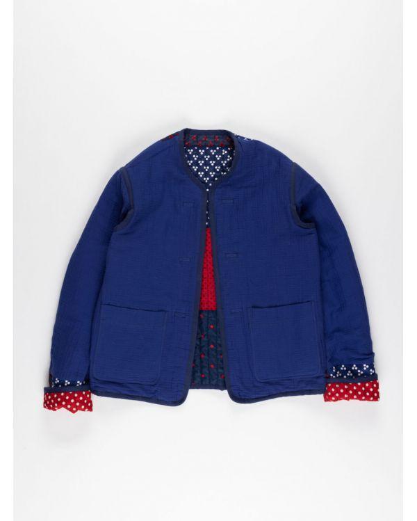 VESTE QUILTED REVERSIBLE JACKET RED/NAVY