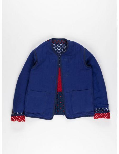 VESTE QUILTED REVERSIBLE JACKET RED/NAVY