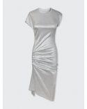 ROBE MI-LONGUE SILVER