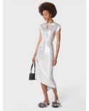 ROBE MI-LONGUE SILVER