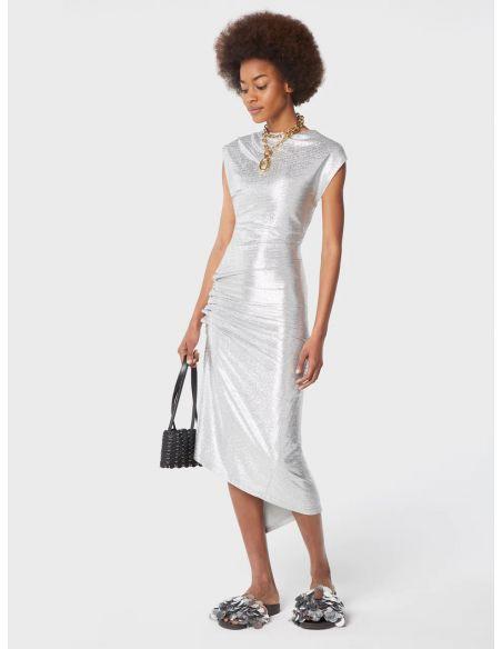 ROBE MI-LONGUE SILVER