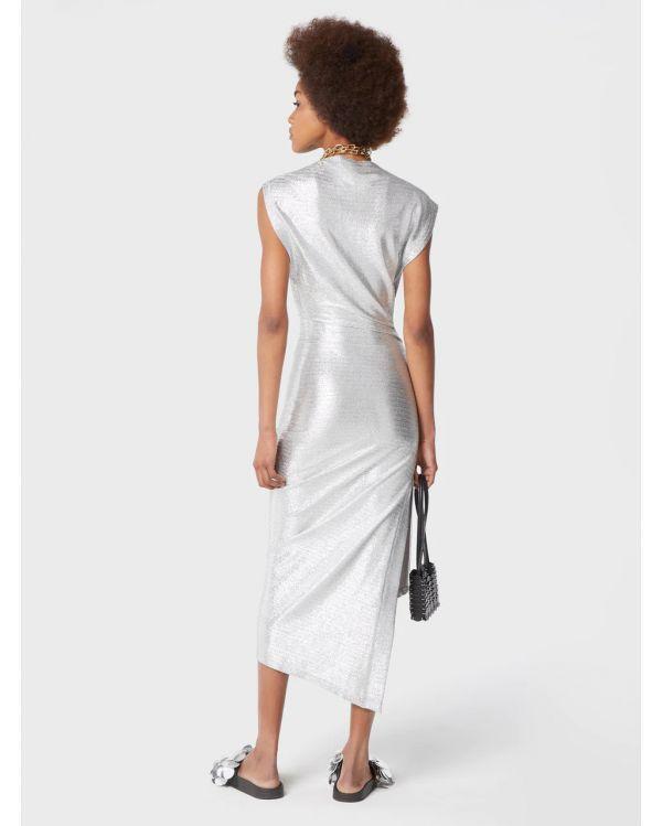 ROBE MI-LONGUE SILVER