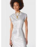 ROBE MI-LONGUE SILVER
