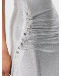 ROBE MI-LONGUE SILVER