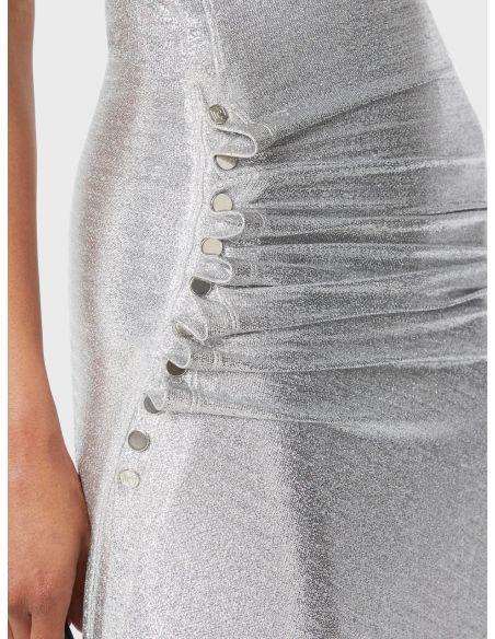 ROBE MI-LONGUE SILVER