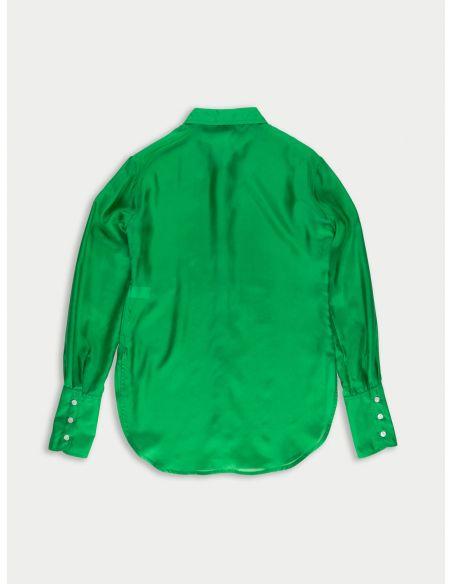 CHEMISE TASHA LIGHTWEIGHT SILK GREEN