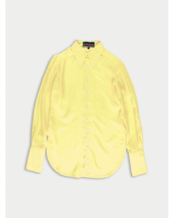 CHEMISE TASHA LIGHTWEIGHT SILK YELLOW