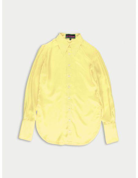 CHEMISE TASHA LIGHTWEIGHT SILK YELLOW