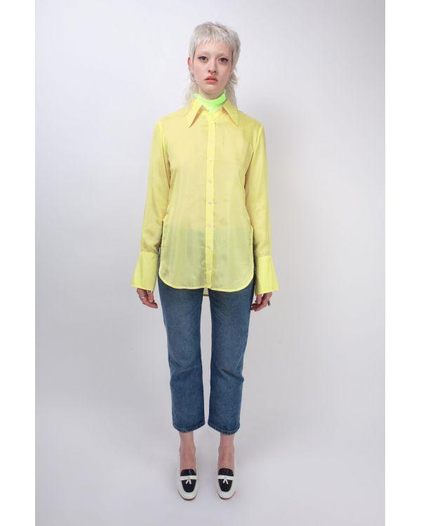 CHEMISE TASHA LIGHTWEIGHT SILK YELLOW