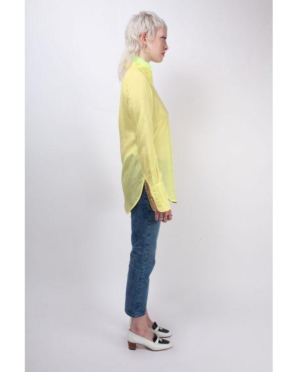 CHEMISE TASHA LIGHTWEIGHT SILK YELLOW
