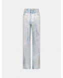 PANTALON FLARE METALLIC SILVER