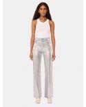 PANTALON FLARE METALLIC SILVER