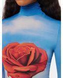 HAUT TOP MANCHES LONGUES ROSE MEDITATIVE