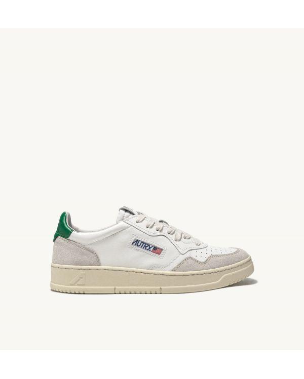 SNEAKERS MEDALIST LOW MAN WHITE AND AMAZON