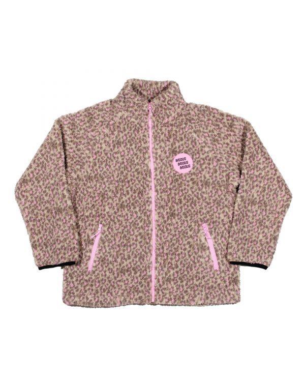 VESTE LEOPARD FLEECE