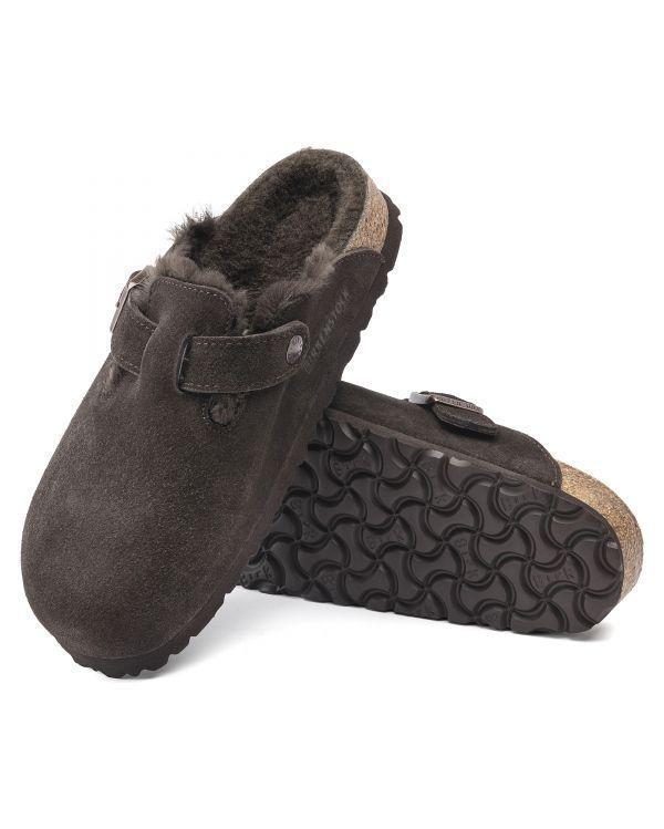 BOSTON MULES FUR MOCCA