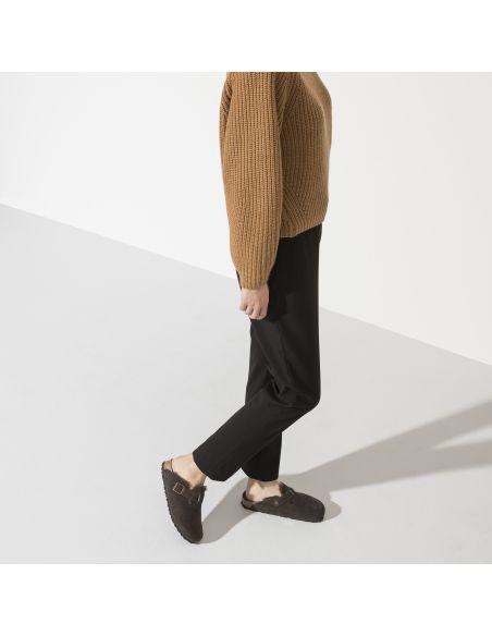 MULES BOSTON FOURRURE MOCCA