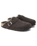 BOSTON MULES FUR MOCCA