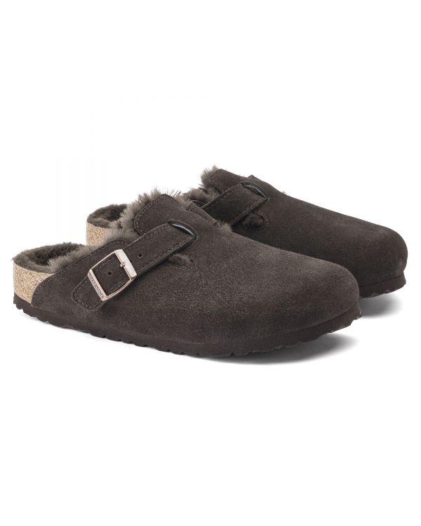 MULES BOSTON FOURRURE MOCCA