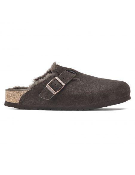 MULES BOSTON FOURRURE MOCCA