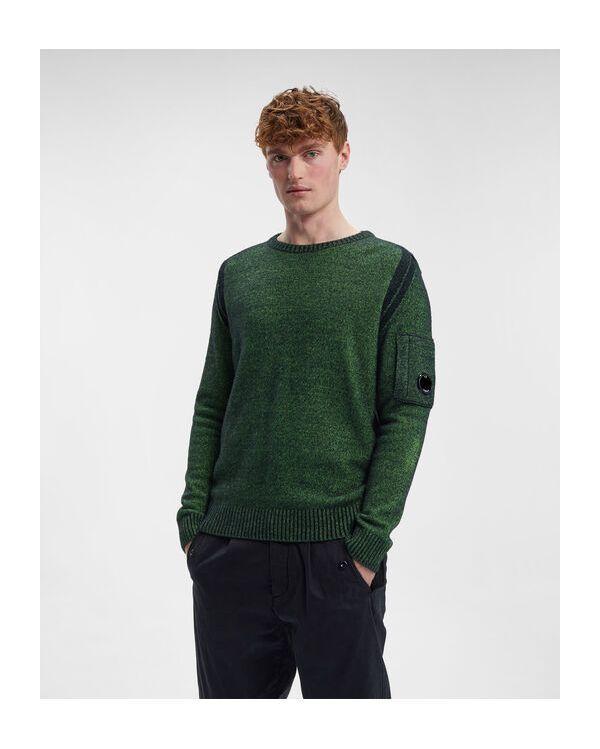 PULLOVER ENTRICOT POLAIRE GREEN 